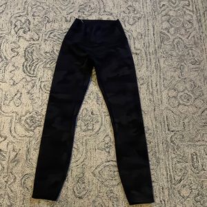 LULU Camo dark high rise crop leggings